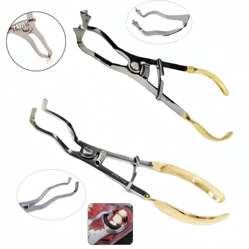 

1PCS Dental Forming Sheet Pliers Stainless Steel Orthodontic Forceps Clamping Ring Placement Pliers Dentist Tools Dental Pliers