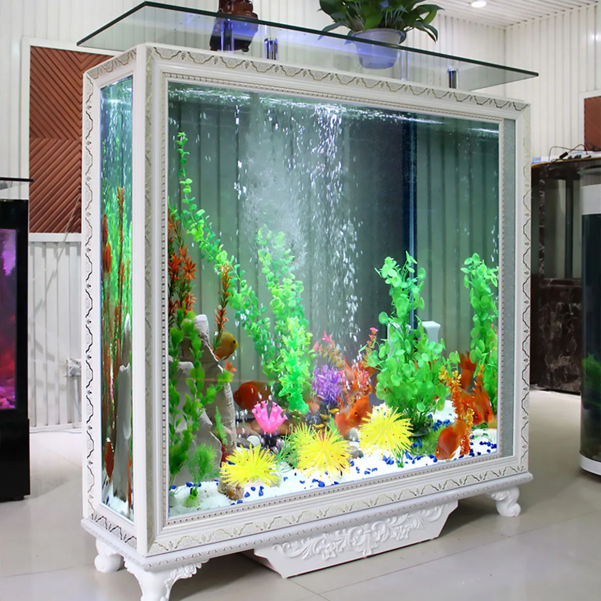 

Artificial Coral Aquarium Decorations Simulation Sea Urchins Fish Tank Ornaments Coral Decoration Landscaping Mini Crafts Soft