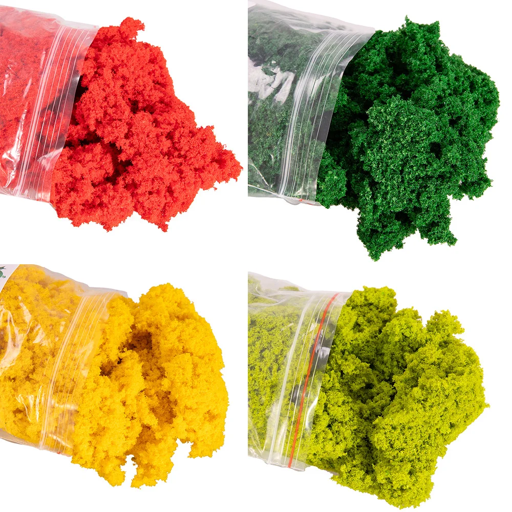 30G Simulation Tree Powder Materials DIY Micro Landscape Shrubs Bushes Sponge Plant Model For Military Platform Railway Scenery