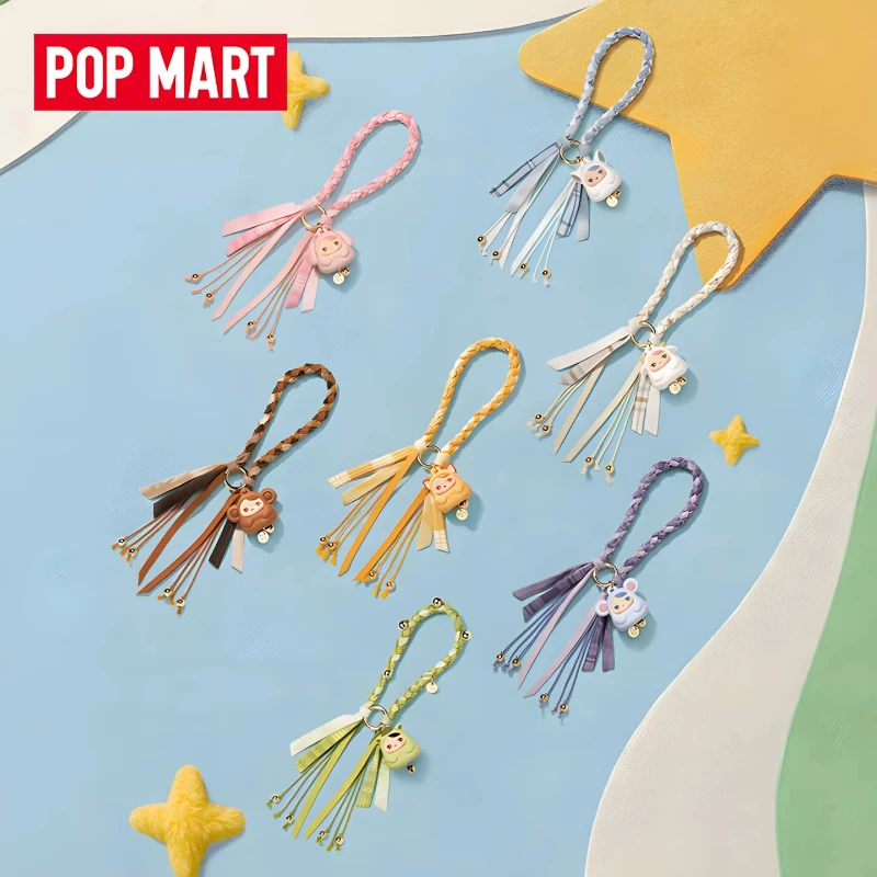 

Genuine Pop Mart Pucky Knock Knock Series Blind Box Collectible Figure Keychain Bag Pendants Fashion Accessory Gift For Fans