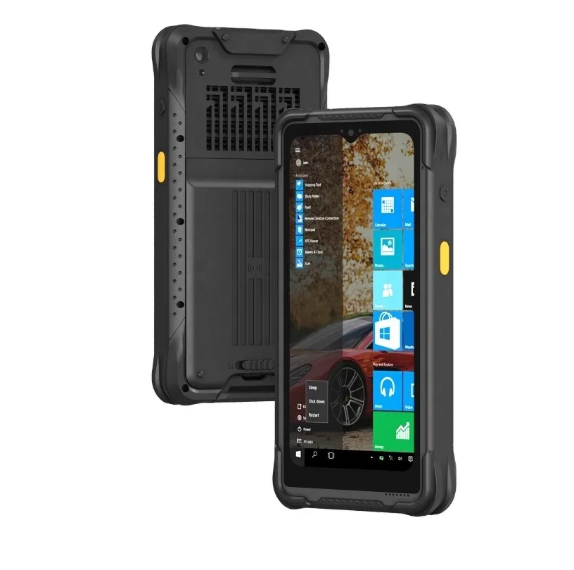 Handheld rugged Mobile computer for Windows 10 with 1D/2D barcode scanner reader optional  4G LTE  PDA NFC reader terminal