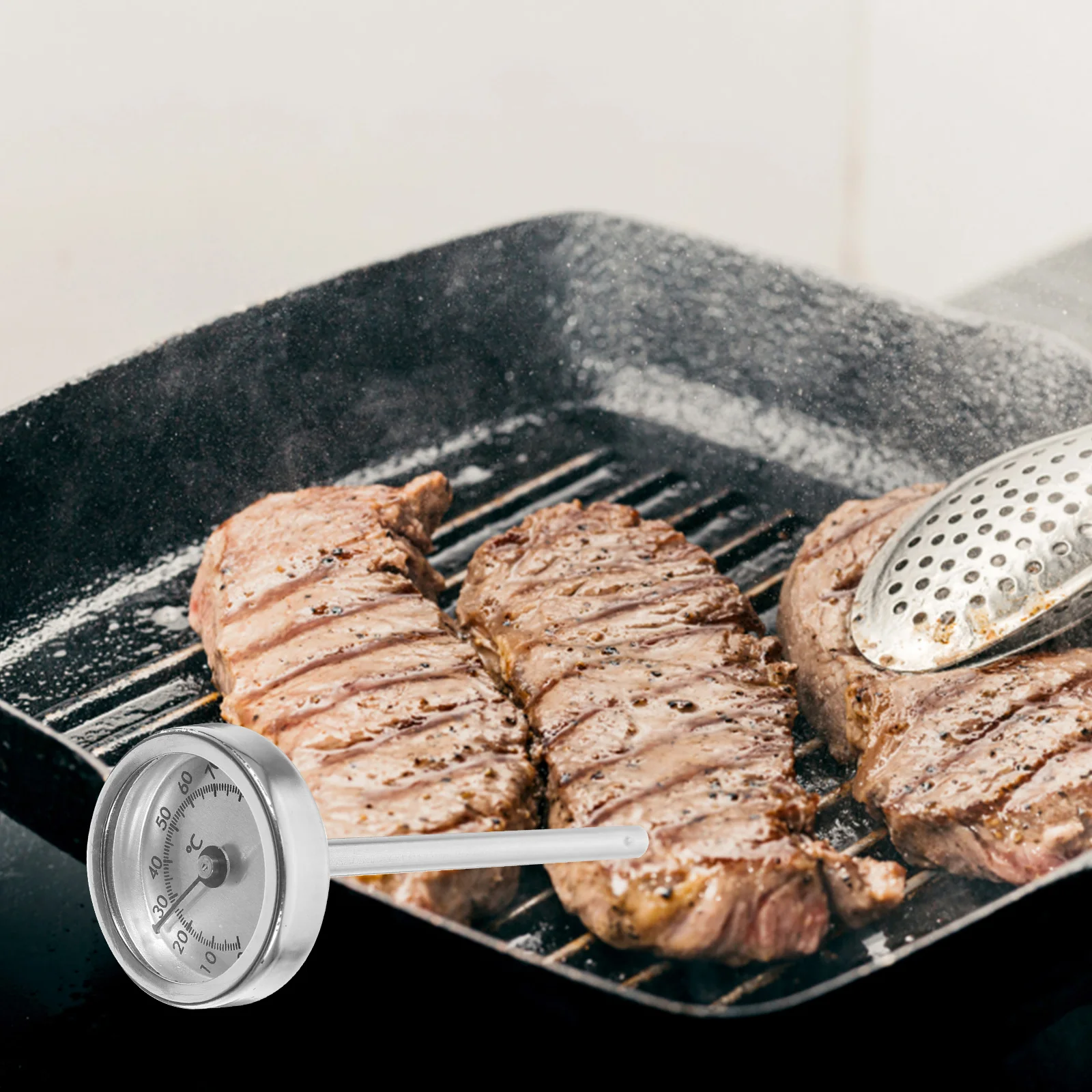 

Electric Kettle Thermometer Stainless Steel Accurate Temperature Home Cooking Baking Grill Thermometer