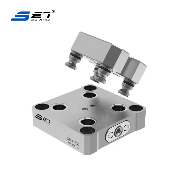 

S4GWB-52A Manual Four-Unit Locator 52mm Zero Positioner Quick Changer Air Tools Bench Vise with Core Bearing Components
