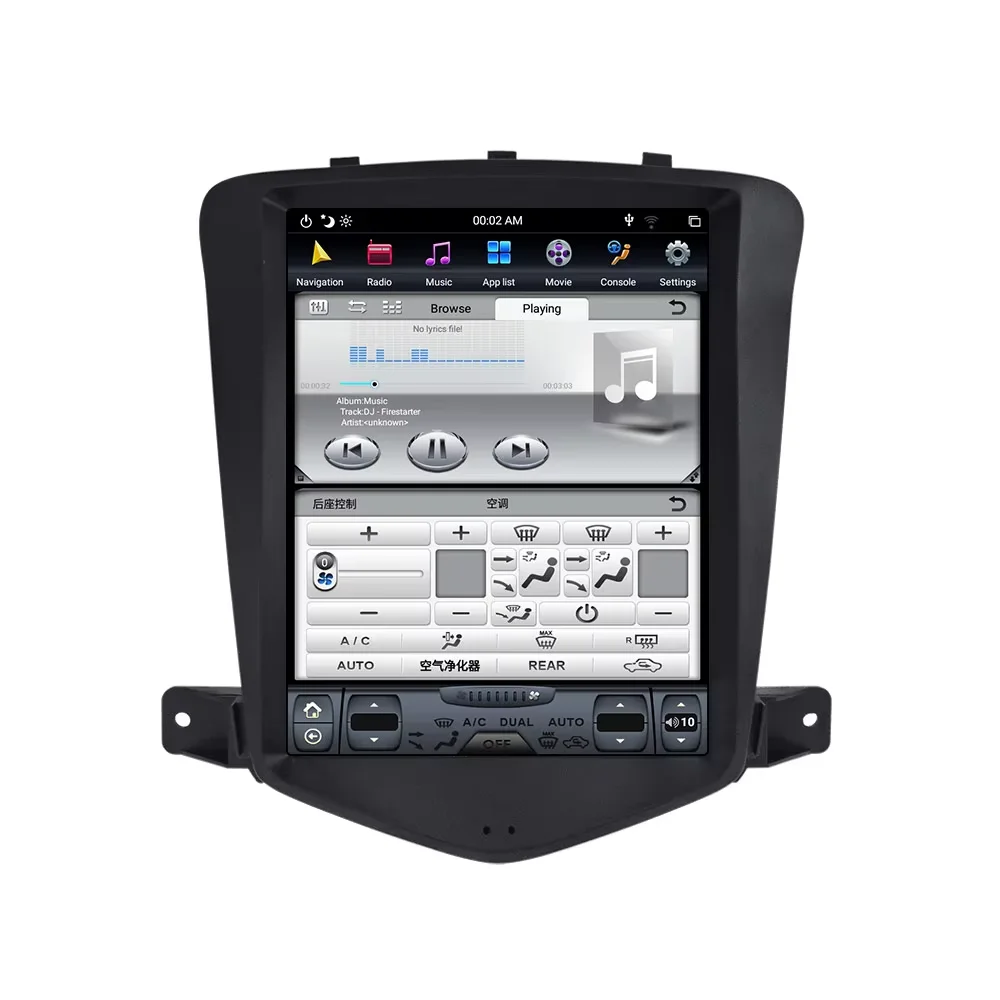 Snapdragon665 untuk Chevrolet Cruze 2008-2012 Carplay Android Radio Mobil Pemutar Video Multimedia Navigaion Head Unit Audio Stereo