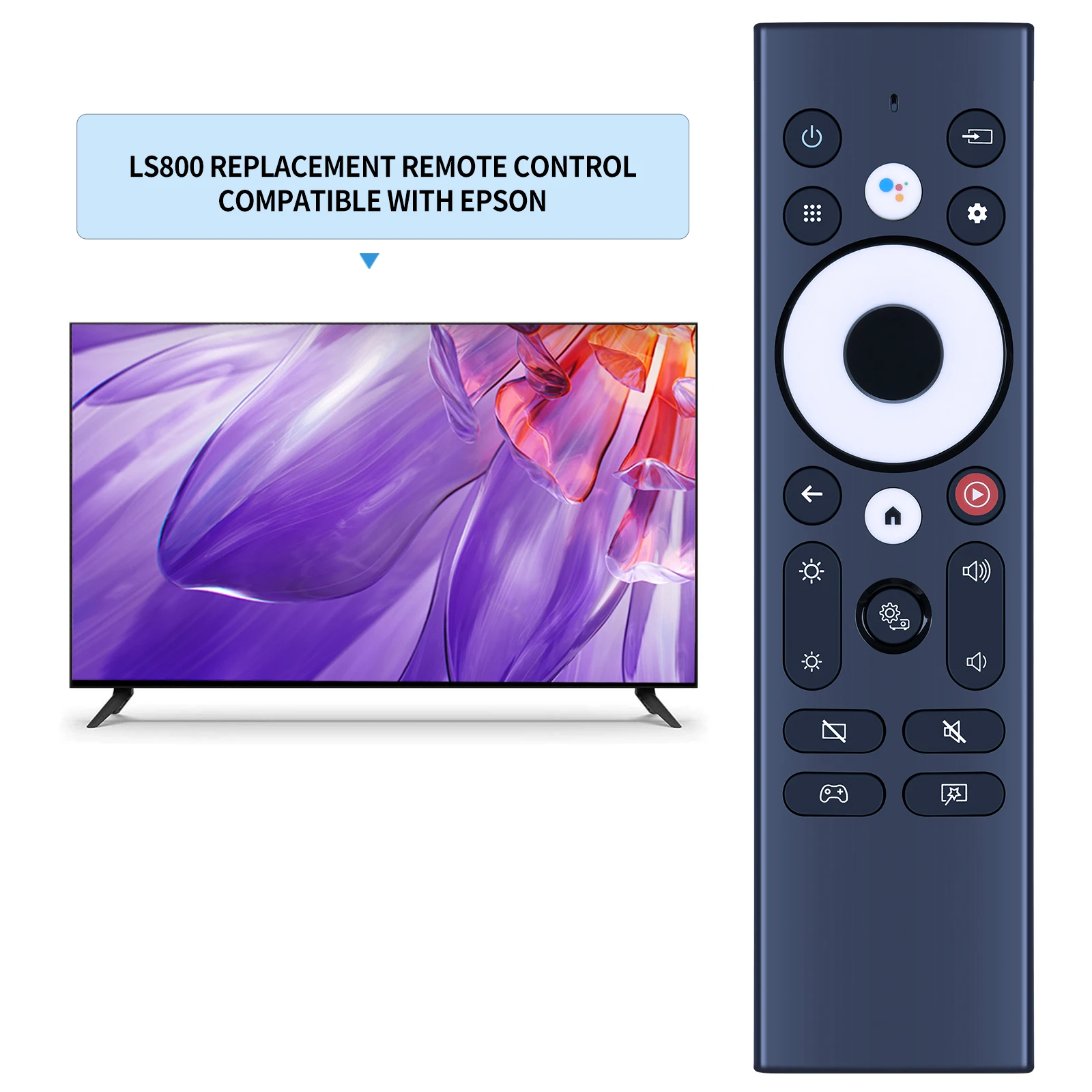 New Remote Control For Epson LS800 EpiqVision Ultra Short-Throw Laser Projector