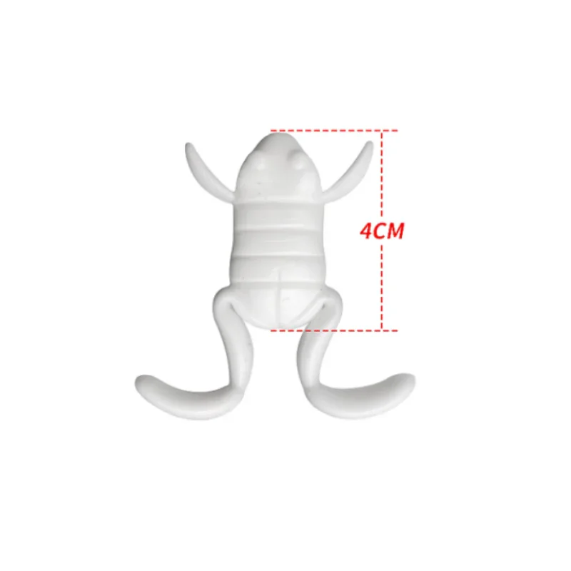 5 Stück Köder, 5 g/Stück, Wasseroberfläche, Kick-Frosch, gefälschter Köder, hohe Simulation, TPE-Frosch, weicher Köder, schwarzer Fisch und Bass-Liebling – Detail 2