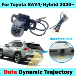 HICAMRUI Data Dynamic Trajectory Camera for Toyota RAV 4 RAV4 Hybrid 2020 2021 2022 2023 2024 without coding