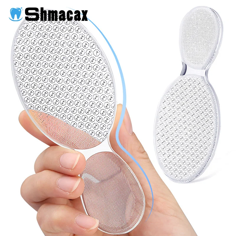 Nano Glass Double-sided Foot Rasp Heel File Hard Dead Skin Callus Remover Exfoliating Pedicure Care Foot File Tool