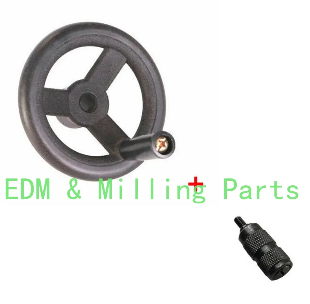 

CNC Milling Machine Parts MP6210 (1×Feed Hand Wheel) + (1×Reverse Knob Assembly) B125+126 For Bridgeport Mill Part