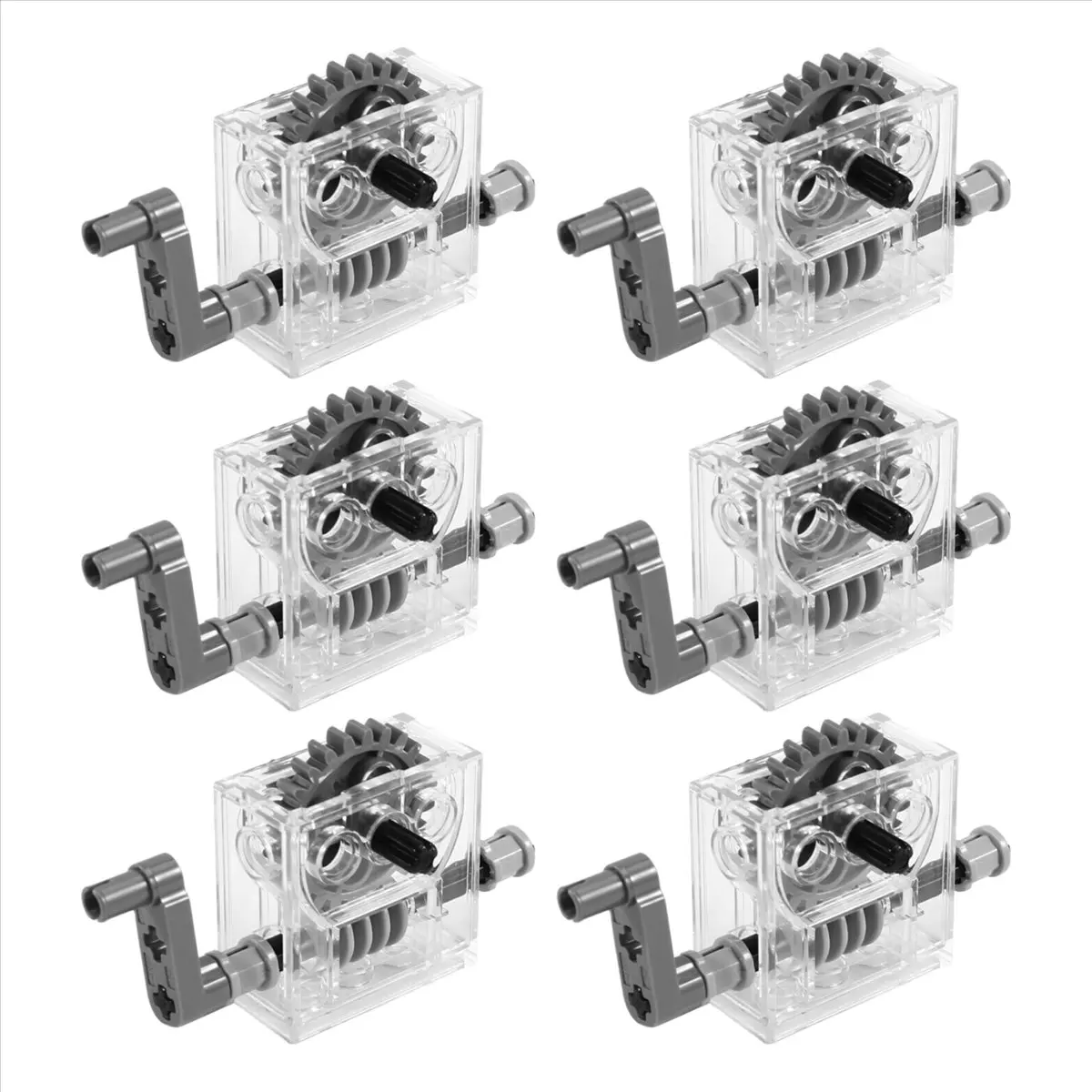 

ONGE 6, набор комплектов сборки Technic Trans-Clear, совместимые с редуктором двигателя Technic Trans-Clear