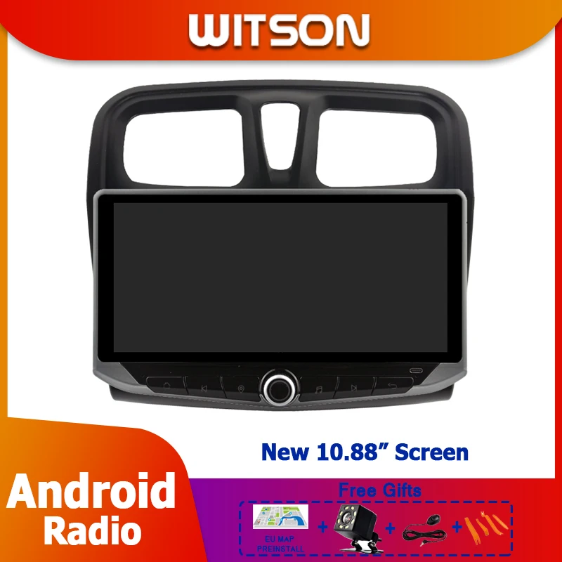 

WITSON Car Radio GPS Audio Player 10.88 Screen buttons For Renault Logan 2 Dacia Logan 2012 -2022 Sandero 2 2013-2022