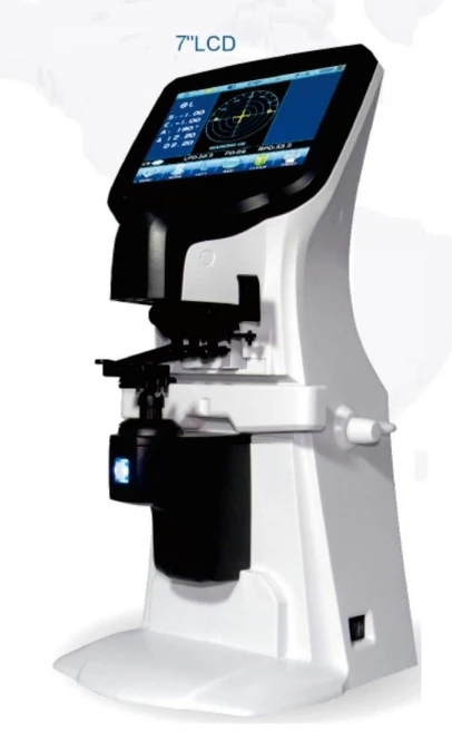 Auto Focimeter GL-600 Auto Lensmeter China optical instruments with UV PD Printing Digital Lensometer  7 Inch Touch Screen