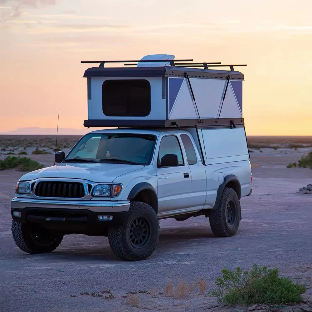 Hard Folding Pickup Bed High Cover Camping Tent Honeycomb Aluminum Plate Hard Wall Truck Camper Tent