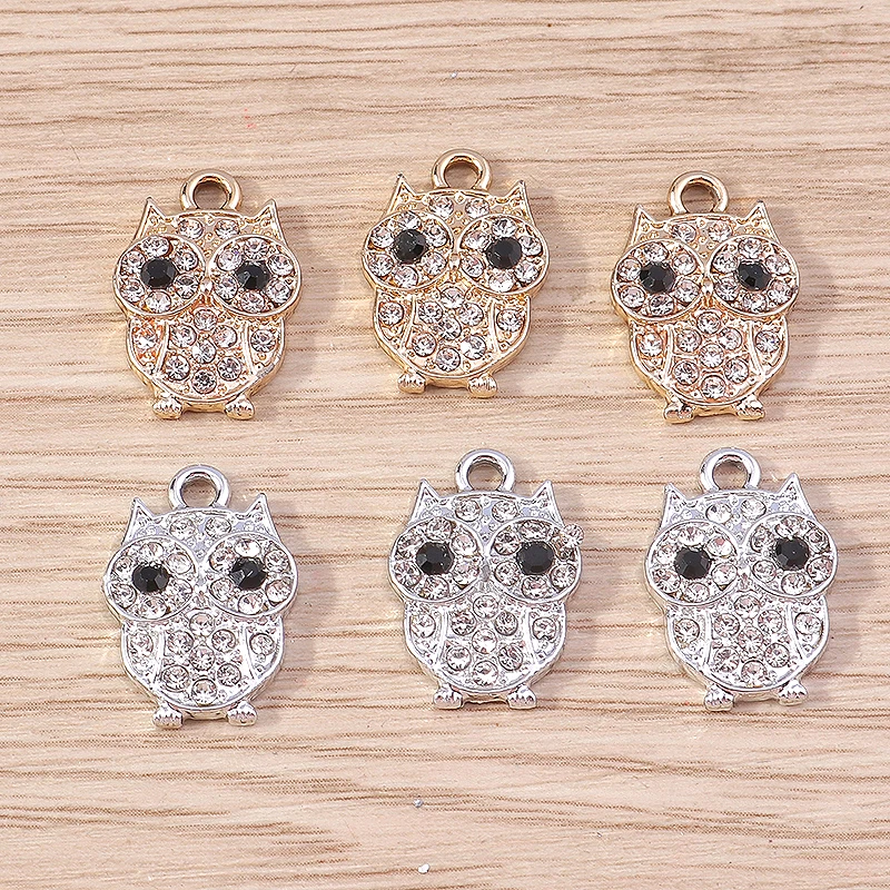 Tusember 10 Stück 17*21mm Niedliche Kristall-Häschen-Anhänger für DIY Handgemachten Schmuck, Armband-, Halsketten- und Ohrring-Zubehör – Detail 32