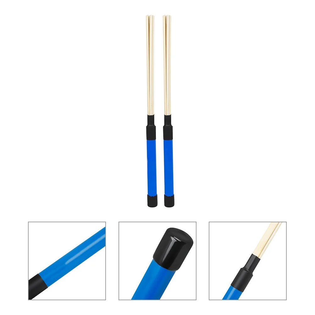 

Professional Drum Brush Wooden Percussion Instrument Accessories Handcrafted Sticks For Jazz Drumming Pair