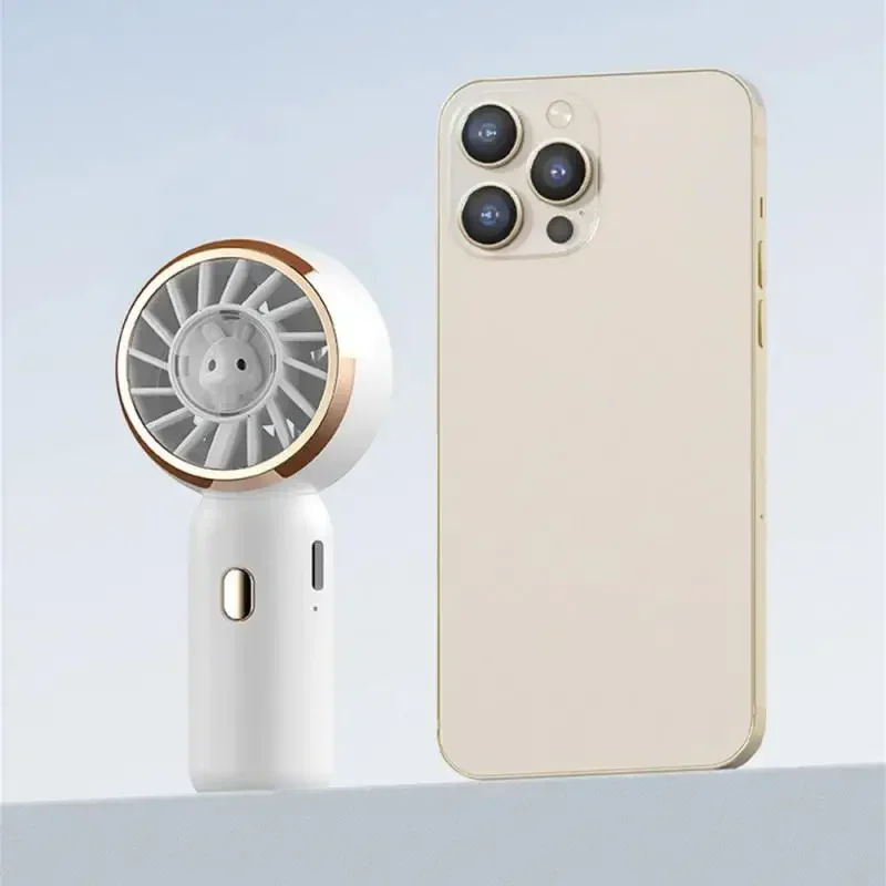 Ремешок с тремя передачами, регулируемый мягкий аккумулятор, натуральный ветер, большая емкость, бесшумный мини-стойкий портативный маленький вентилятор с зарядкой