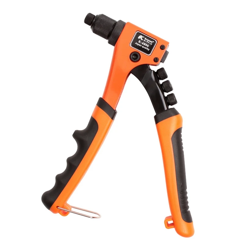 

Hand Riveter for Pop Rivet Tool with 4 Drill Bits (3/32", 1/8", 5/32", 3/16")