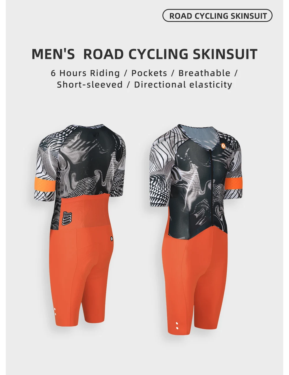 Cheji Herren Pro Team Aero Rennanzug – Detail 6