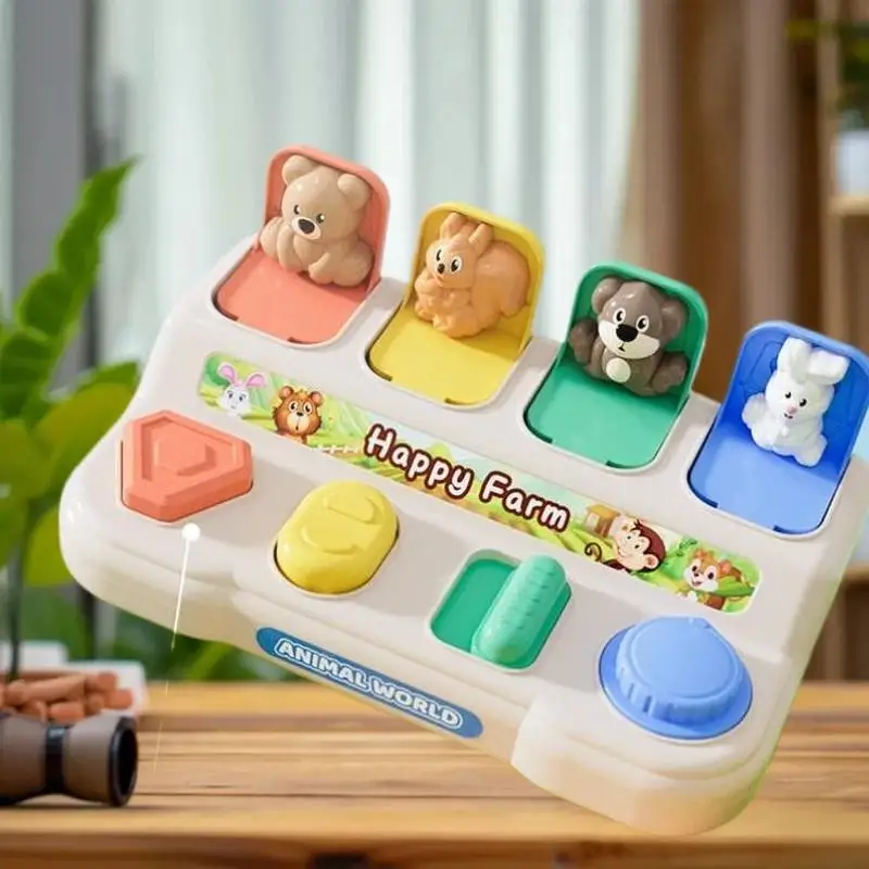 

Детская сенсорная игрушка-скрытие, 1 шт. когнитивное развитие, гибкий палец и безопасный всплывающий переключатель, инструмент для раннего обучения