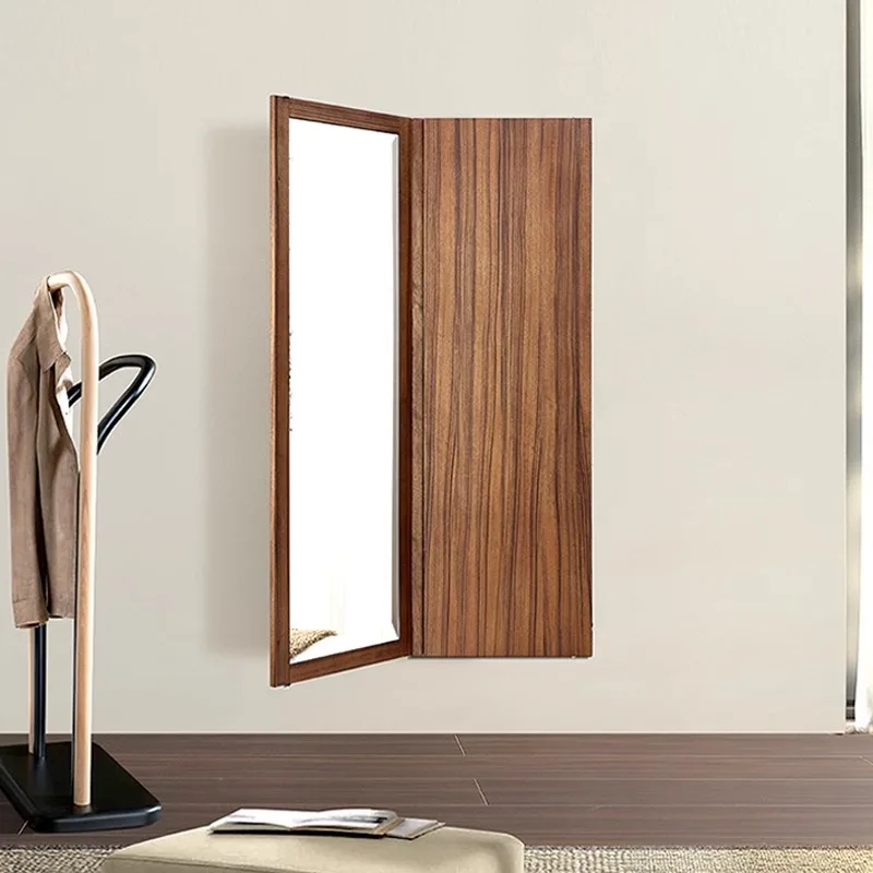 Mirror Full body dressing mirror Household wall mounted fitting mirror Female bedroom wall mounted floor mounted mirror Wall