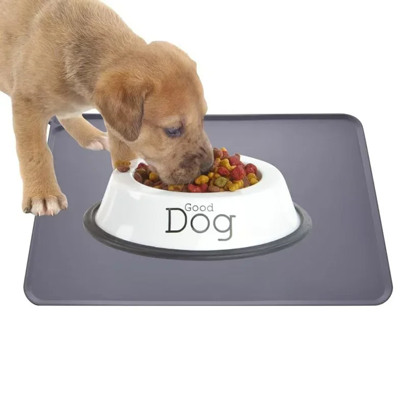 

Silicone Pet Meal Mat, Waterproof Dog Paw Mat Waterproof, Anti Slip, Leak Proof Cat and Dog Utensil Mat Cat Feeder dog cat food