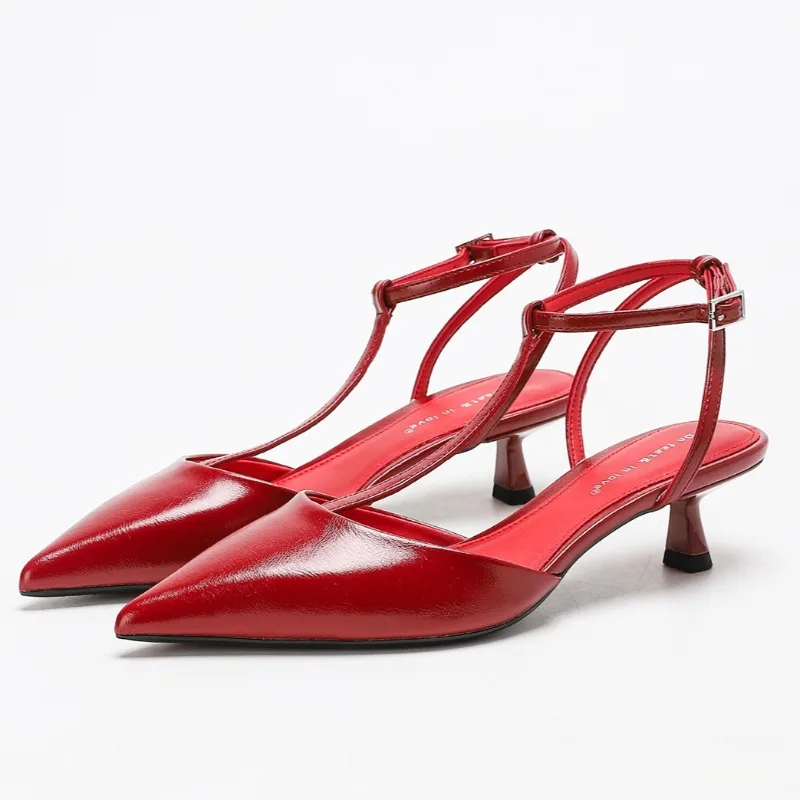 

Модные женские туфли на высоком каблуке с ремешком на щиколотке и ремешком на щиколотке, пикантные сандалии на каблуке с острым носком, удобные офисные женские туфли-лодочки