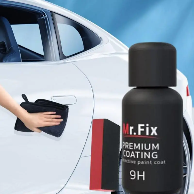 Car Detailing Coating 30ml Ceramic Car Coating With Sponge 9H Automotive Ceramic Coating For Car Detailing Paint Protection