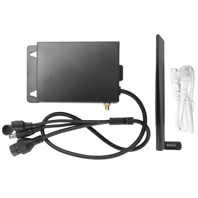 ABKQ-2X Открытый Wi-Fi-маршрутизатор 4G LTE со слотом для SIM-карты Водонепроницаемый беспроводной порт CPE RJ45 Источник питания для IP-камеры