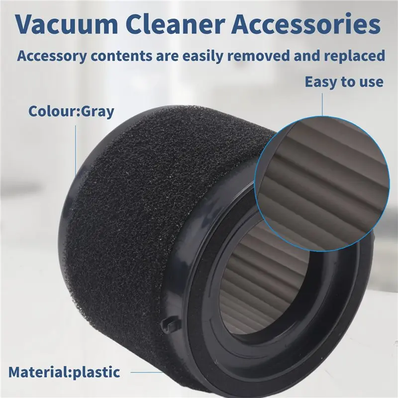 A67P-49-90-0160, 49-90-1951 Filters For Compact Vacuum 0882-20 M18, 2 Pack HEPA Filters And 4 Pack Foam Filters