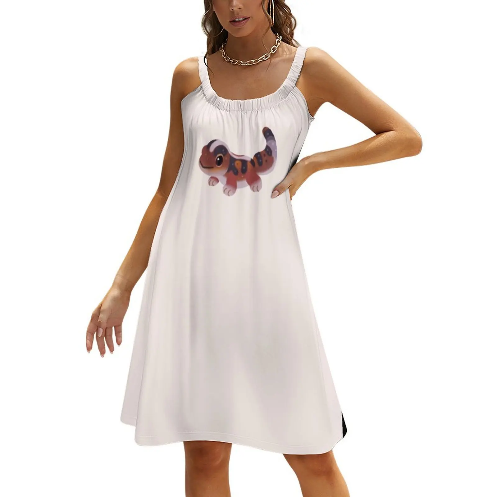 

Gecko - bright Beach Sling Skirt Women's summer suit long dresses for women