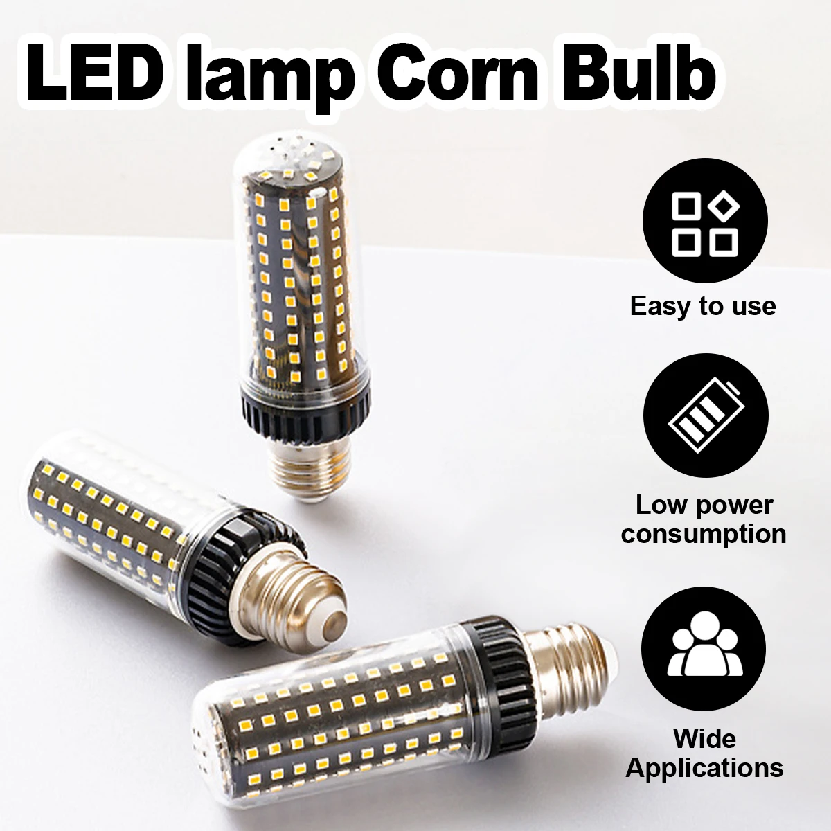 Led Lamp Corn Bulb 20w 30w 220v 240v E14 E27 Cool Warm Smd2835 Lights Lamps Light Aluminum+pc 360/beam Lampada Living Room Bulbs