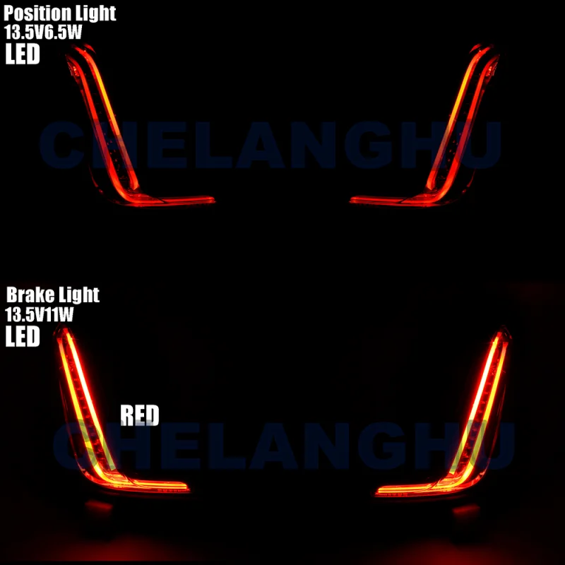 LED Tail Light For Cadillac XTS 2018 2019 Pair Left+Right Rear Lamp Brake Light Position Light Car accessories 84456545 84607636