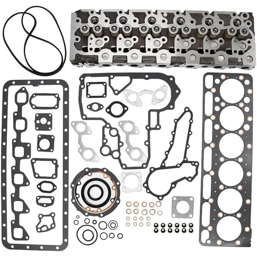 Engine S2800 Complete Cylinder Head&Gasket Kit forKubota Tractor M4950 Excavator