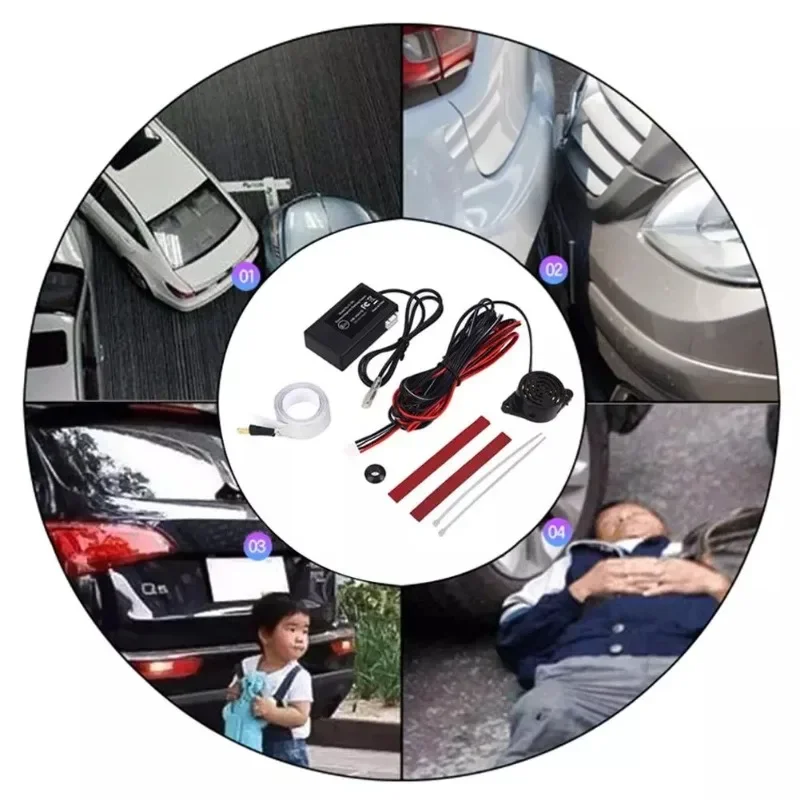 

Zza для автомобиля, грузовика, электромагнитный датчик парковки, помощь при парковке, датчик парковки заднего хода, без отверстий, без просверленного