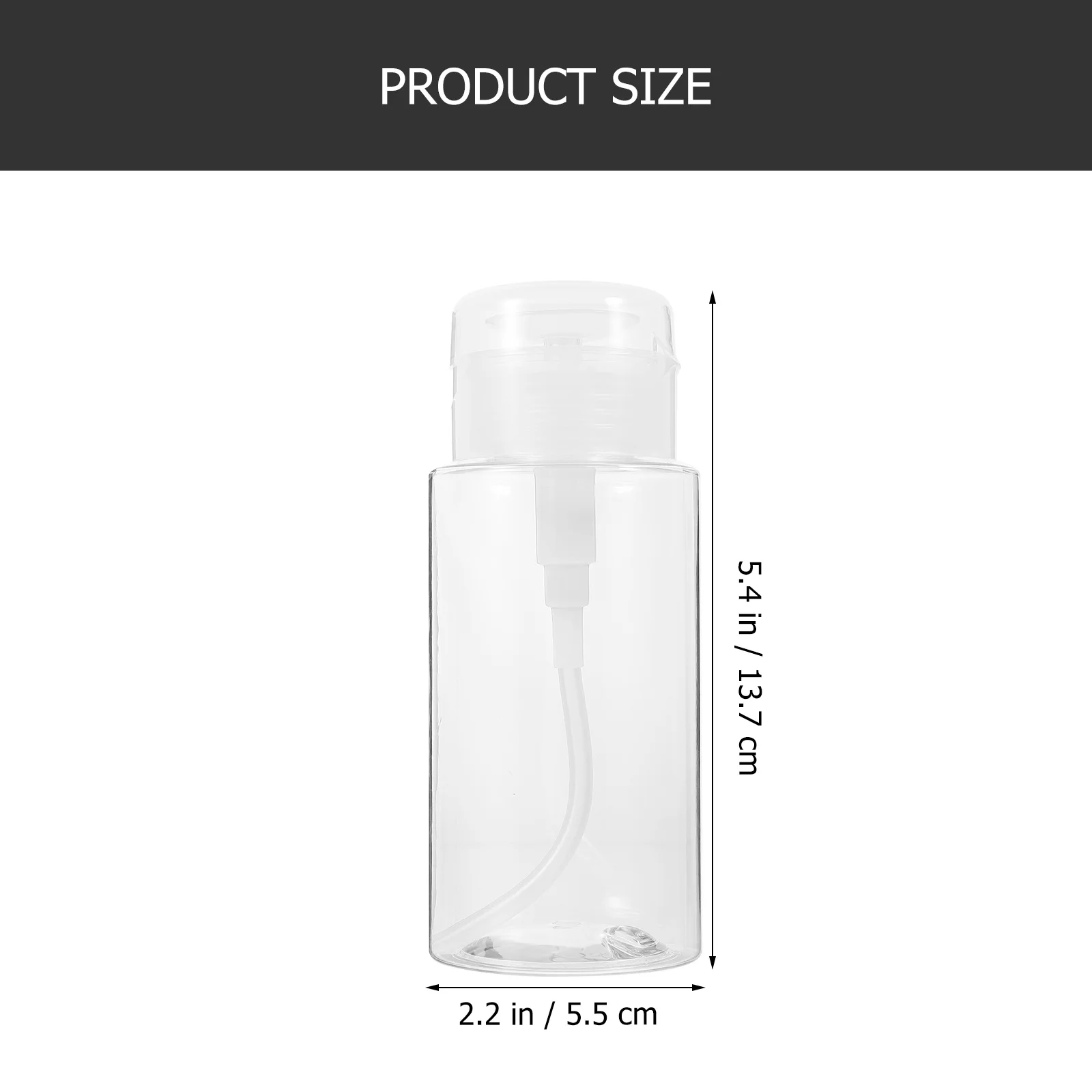 4 pezzi durevoli pressatura dispenser di liquidi bottiglie vuote multiuso per rimuovere lo smalto trucco toner push down pompa dispenser