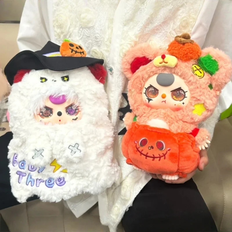 

Original 400% Baby Three Rare Limited Edition Halloween Series Blind Box Collect Backpack Pendant Girl Bday Decoration Gift