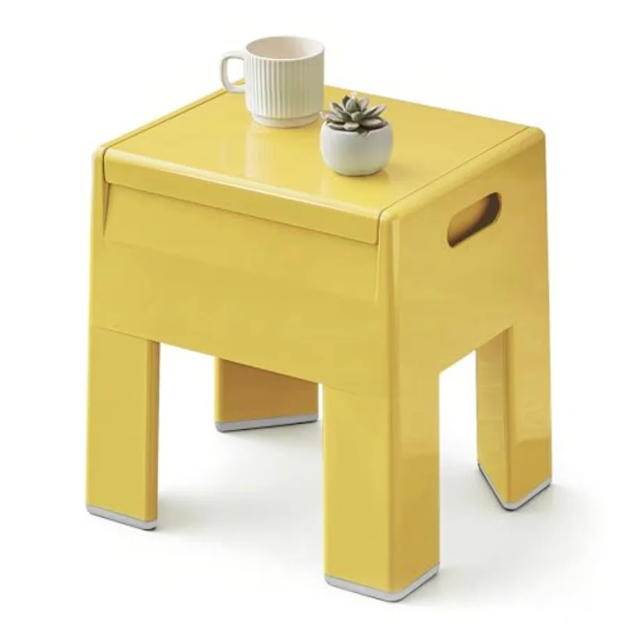 

Nightstand Bedside with Storage Space, Multifunctional Colorful Plastic End Table Small Side Table for Bedroom, Dorm and Small