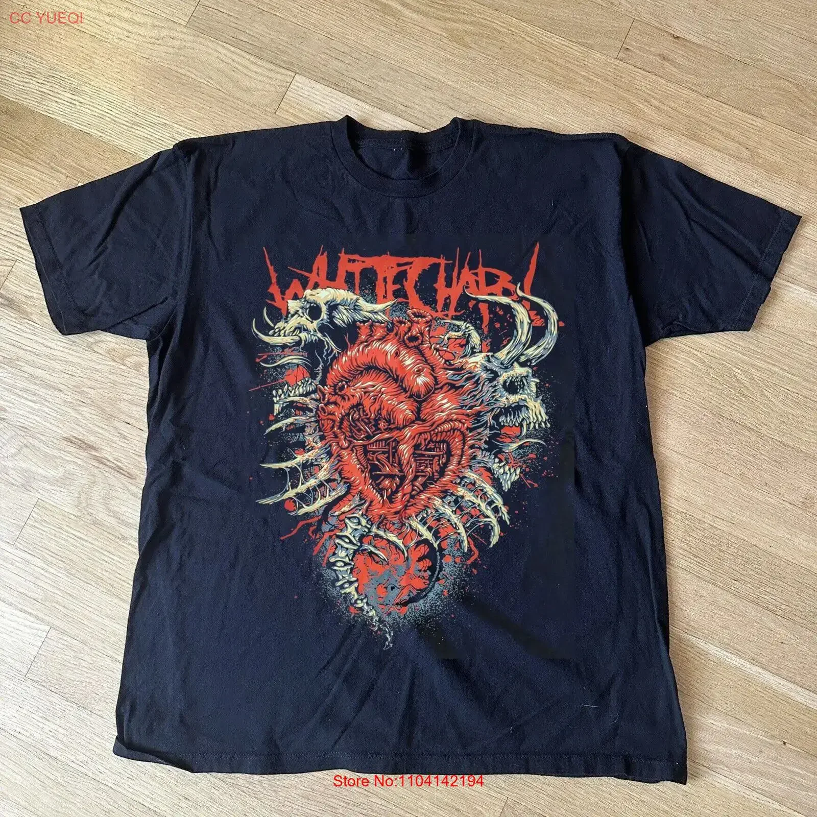 NEW Whitechapel Band For Fan Black All Size T Shirt vintage Washed Casual homme Unisex Versatile Slightly streetwear graphic