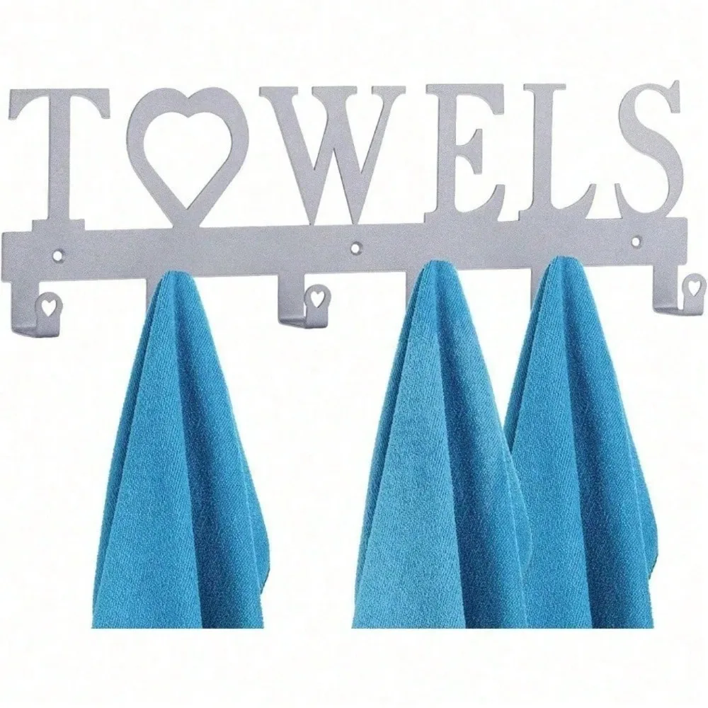 1 قطعة رف منشفة من الحديد المطاوع الأسود ، ديكور المنزل/المطبخ/الحمام ، هدية عيد الميلاد/الهالوين