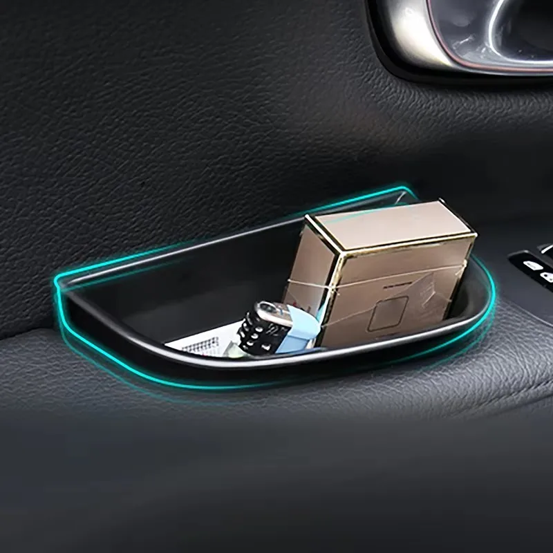 

Для Volvo S90 2017-2021 автомобильный подлокотник для передней двери, ящик для хранения, чехол, поднос, украшение, органайзер, держатель контейнера, аксессуары для интерьера