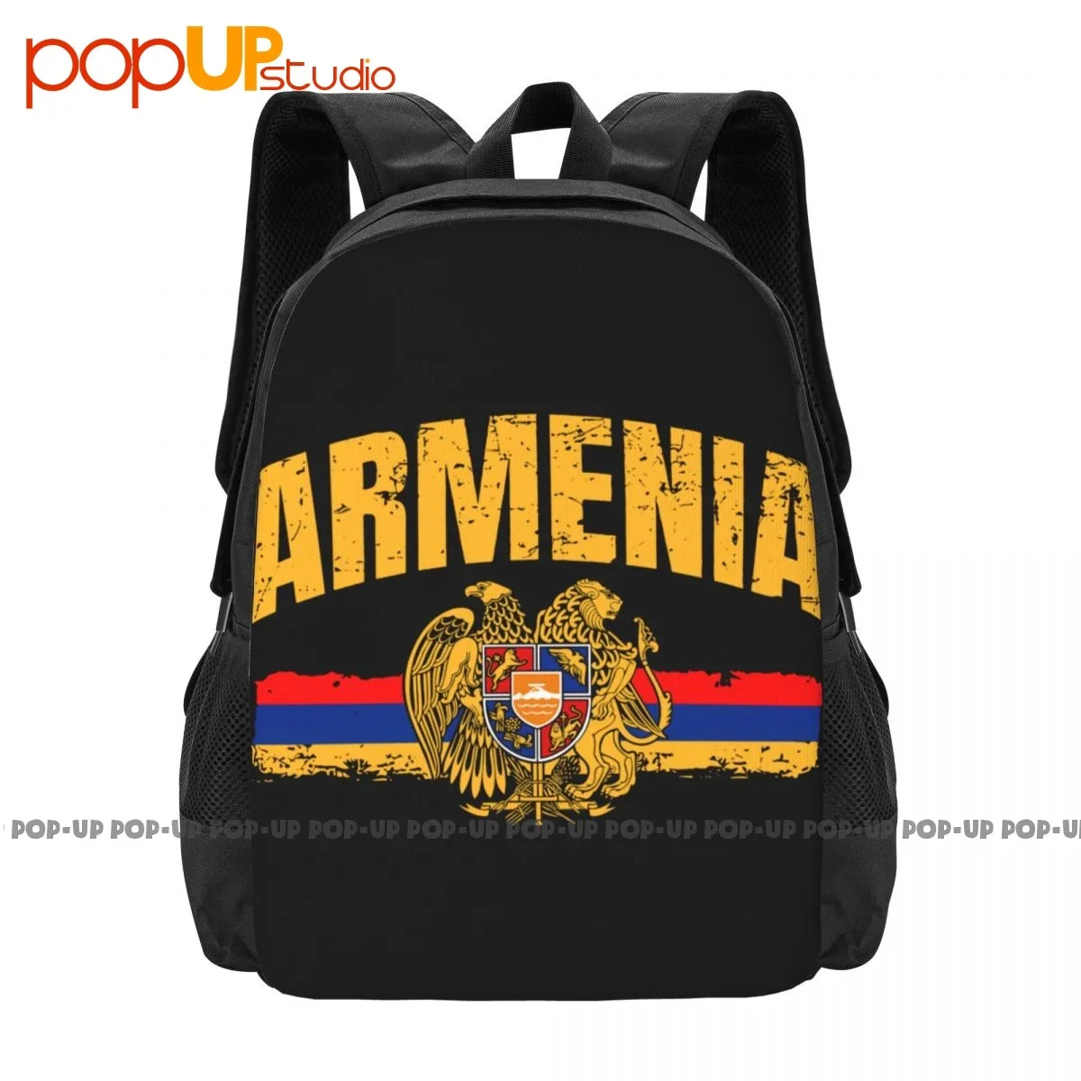 Armenia Armenian Heritage Independence Day Backpack Large Capacity Hot Beach Bag Gymnast Bag Outdoor Running