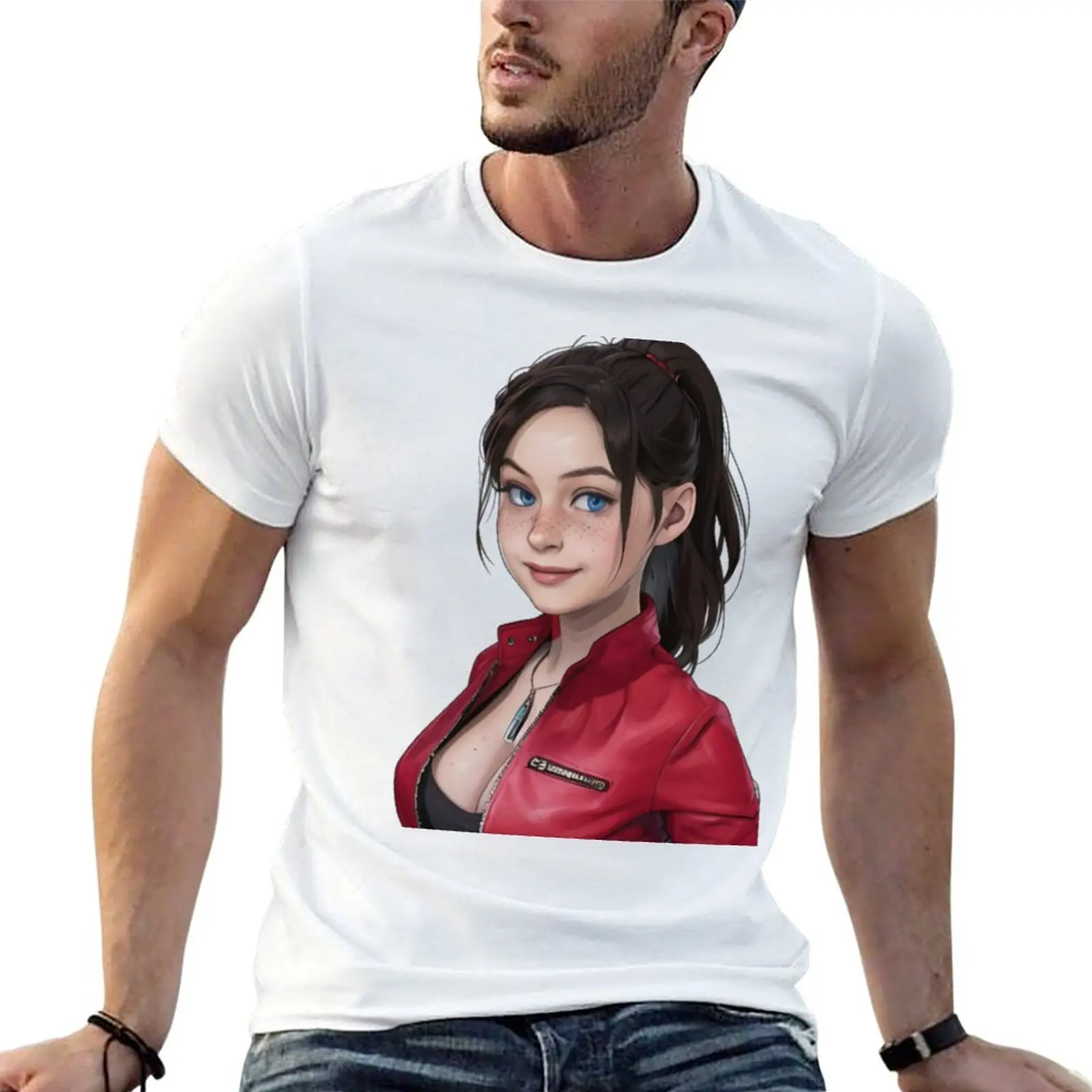 

Claire Redfield T-Shirt t shirts for man graphic vintage t shirts designer T-Shirt