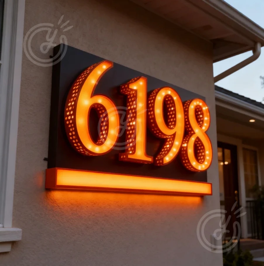 Logo for Business Advertising Led Luminous Signs Sign Label 3d Letters Custom Light Signboard Lights Letter Neon Wall Metal Home