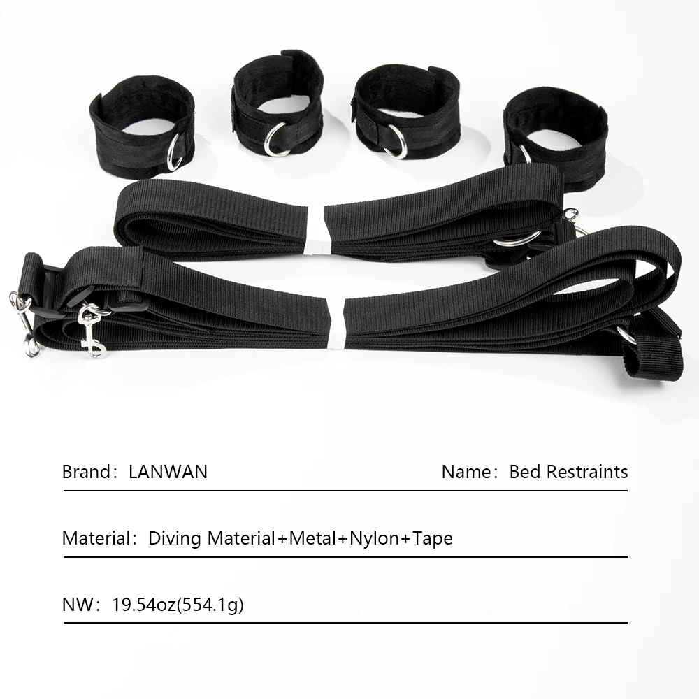 BDSM Hot Bondage Multi-Loop Nylon Strap Couples Flirting Sex in Bed Flirting Bundling props Adults Alternative Restaint Device