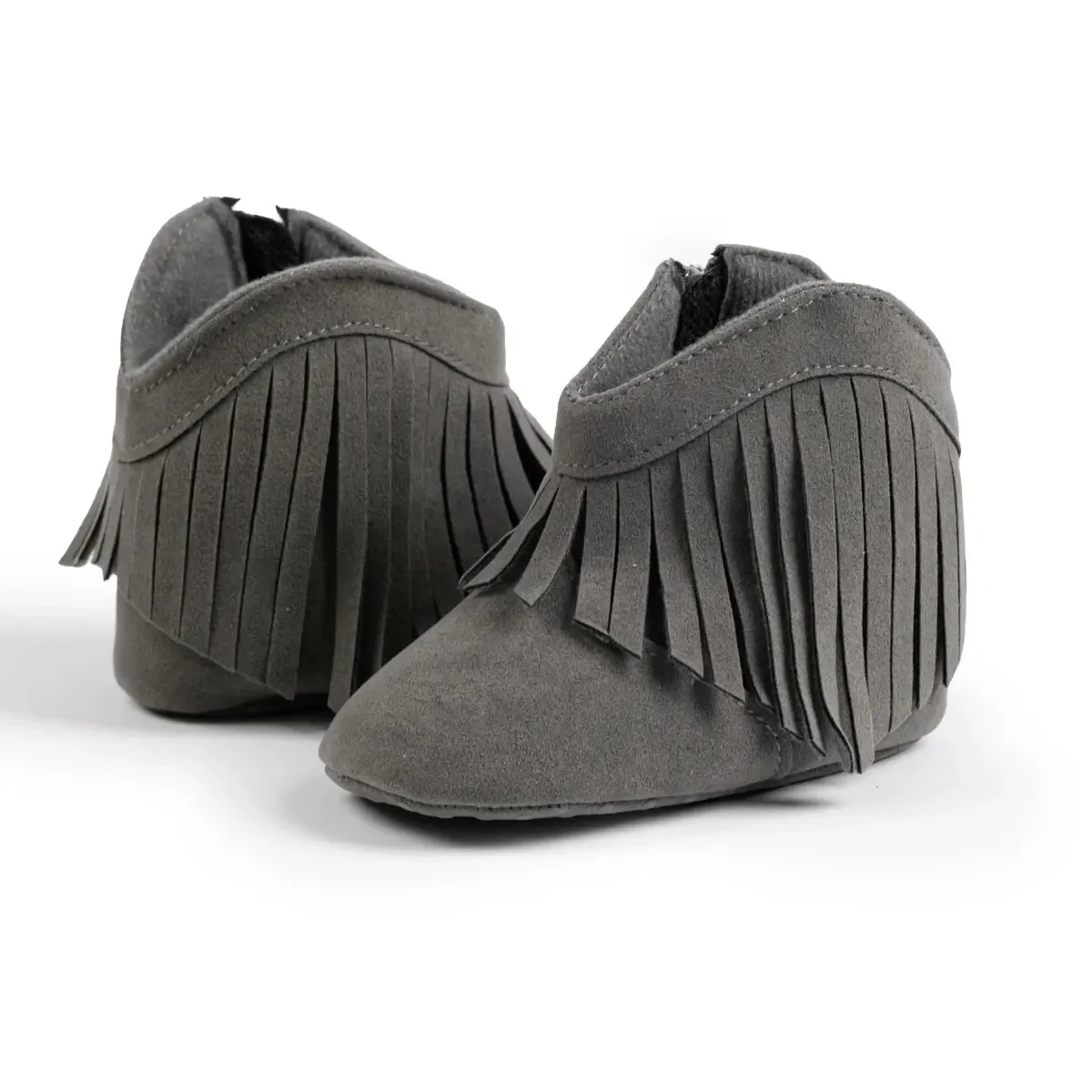 MRovior-Chaussons Vintage à Pompon pour Bébé Garçon et Fille, Chaussures à Semelle Anti-Alde, Chaudes, pour Premiers Pas, d'Hiver