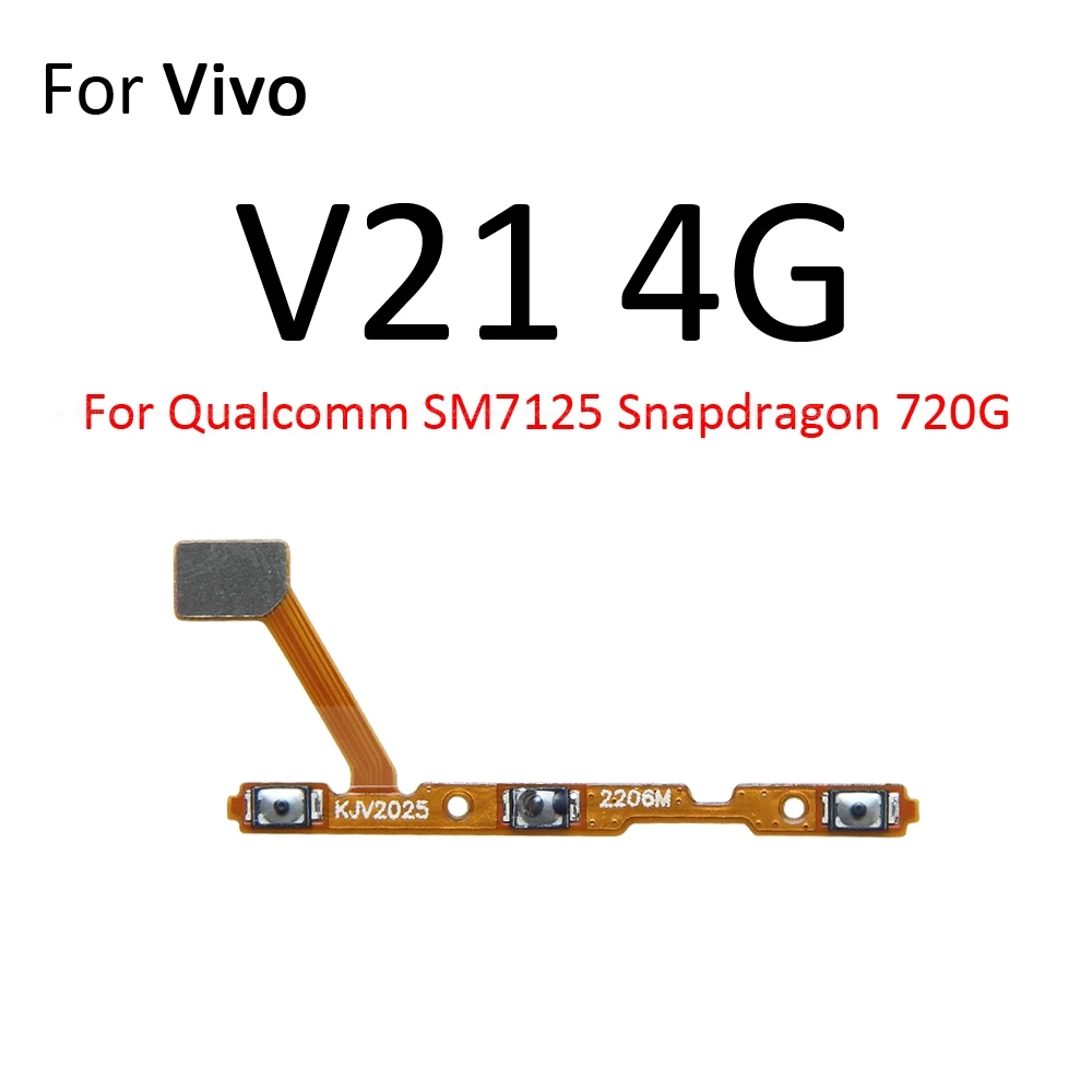 Power ON OFF Mute Switch Control Key Volume Button Flex Cable For Vivo V21 V21e SE V23 V25 V25e V27 V27e V29 V29e Pro Lite