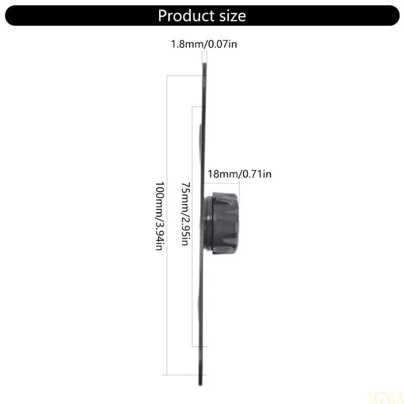 

Portable Adapter Plate with 17mm Ball Head 75x75mm 100x100mm Mounting M76A