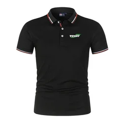 Tractor FENDT Men's Polo Shirts Casual Short Sleeve Turn Down Mens Shirts Fashion Streetwear Polos for Men 4XL