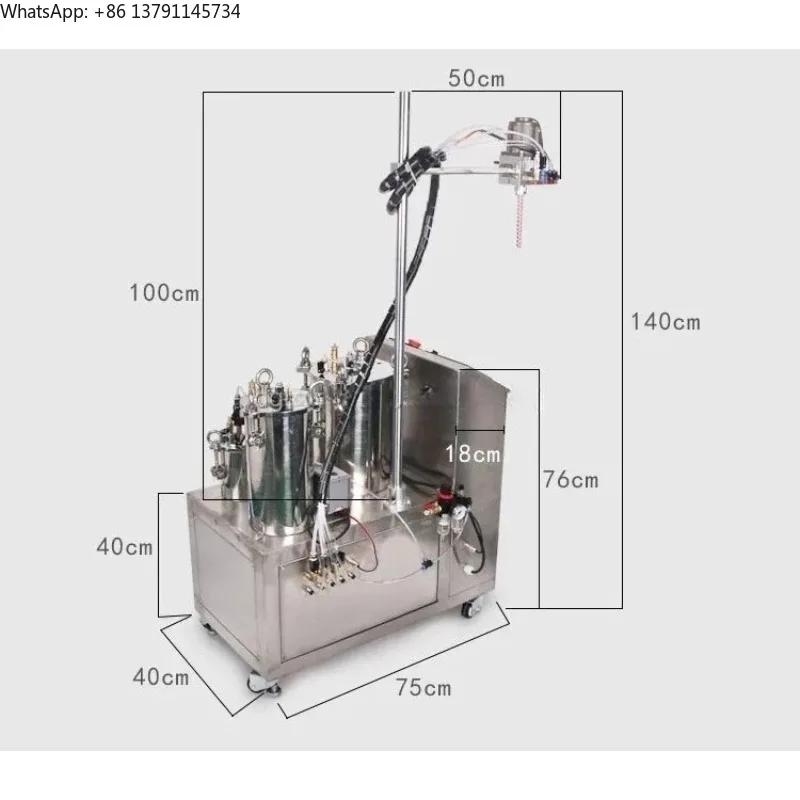 High Precision Metering Pump Glue Potting Machine Resin Dotting Machine