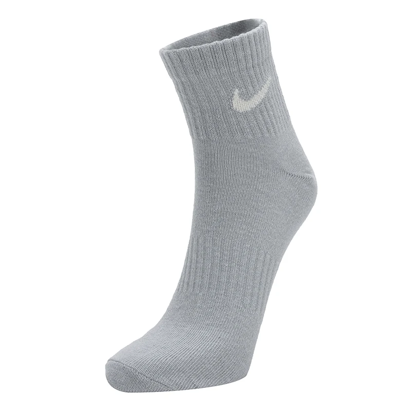 

Мужские и женские носки Nike (Nike) Тренировочные дышащие короткие, средние и длинные носки Быстросохнущие повседневные спортивные носки для бега и фитнеса (3 пары) Sx7677-991